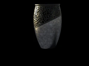Honeycomb flower pot-ready to print 3D Print Model
