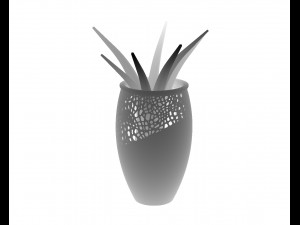 Honeycomb flower pot-ready to print 3D 打印模型
