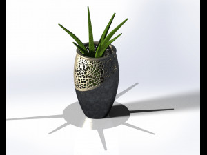 Honeycomb flower pot-ready to print 3D 打印模型