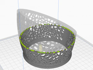 Honeycomb flower pot-ready to print 3D Print Model