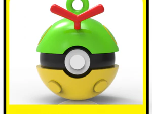 POKEMON ENFEITES DE NATAL - POKEBALLS - CATERPIE Modelo de Impressão 3D