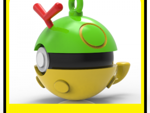 POKEMON CHRISTMAS ORNAMENTS - POKEBALLS - CATERPIE Modelo de Impressão 3D