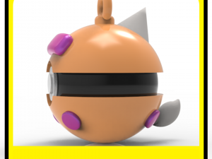 POKEMON CHRISTMAS ORNAMENTS - POKEBALLS - WEEDLE 3D Print Model