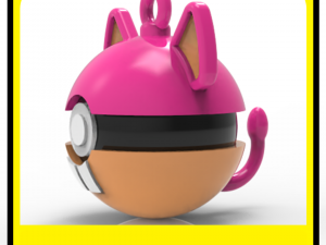 POKEMON CHRISTMAS ORNAMENTS - POKEBALLS - RATTATA 3D-Druckmodell