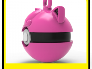 POKEMON CHRISTMAS ORNAMENTS - POKEBALLS - JIGGLYPUFF 3D 프린트 모델