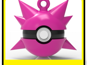 POKEMON CHRISTMAS ORNAMENTS - POKEBALLS - HAUNTER 3D Print Model
