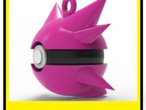 POKEMON CHRISTMAS ORNAMENTS - POKEBALLS - HAUNTER 3D Print Model
