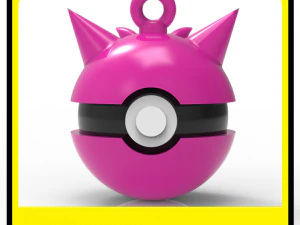 ENFEITES DE NATAL POKEMON - POKEBALLS - GENGAR Modelo de Impressão 3D