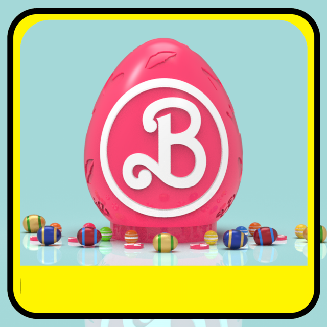 Barbie Shark piggy bank or easter egg Modello di stampa 3D .c4d .max .obj .3ds .fbx .stl .blend 
