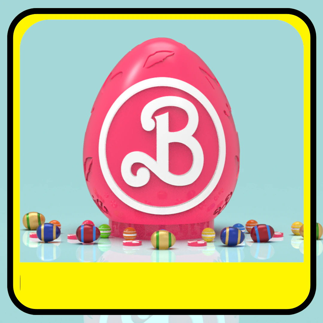 Barbie Shark piggy bank or easter egg 3D Print Model .c4d .max .obj .3ds .fbx .stl .blend 