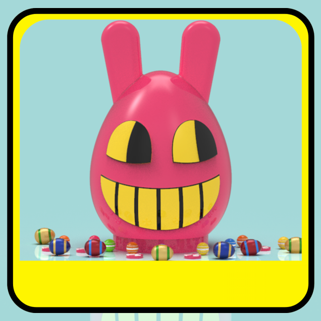Jax Circus Digital piggy bank or easter egg Modelo de Impressão 3D .c4d .max .obj .3ds .fbx .stl .blend 