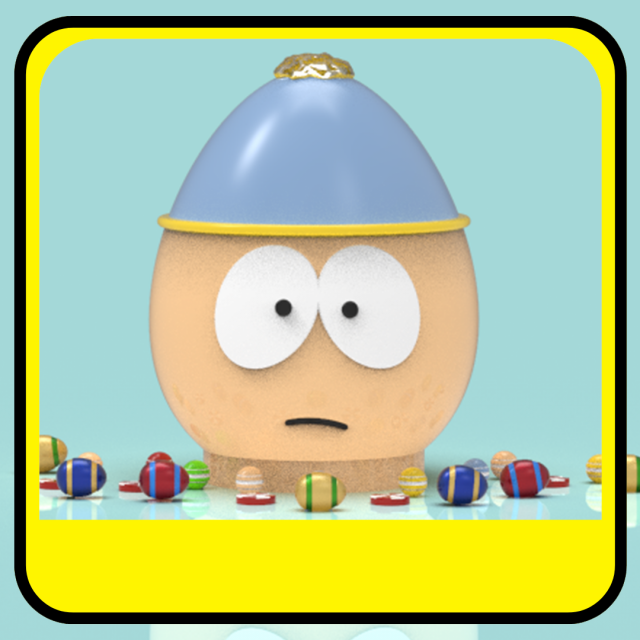 Eric Cartman piggy bank or easter egg 3D Print Model .c4d .max .obj .3ds .fbx .stl .blend 