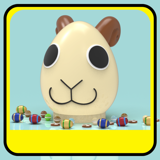 Going Merry piggy bank or easter egg 3D 프린트 모델 .c4d .max .obj .3ds .fbx .stl .blend 