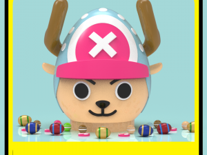 Tony Tony Choopers piggy bank or easter egg 3D Print Model