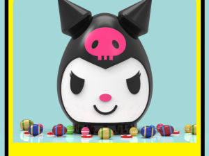 Kuromi piggy bank or easter egg Model do druku 3D
