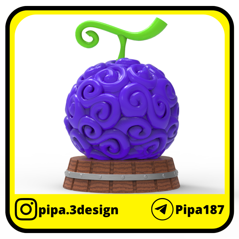 Gomu gomu no mi piggy bank Model Cetak 3D .c4d .max .obj .3ds .fbx .stl .blend 