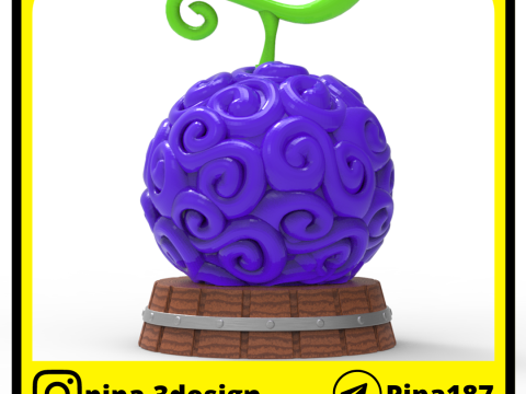 Gomu gomu no mi piggy bank 3Dプリントモデル