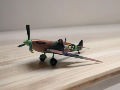 AVIN SPITFIRE - EDDIE IRON MAIDEN - ACES HIGH Model Cetak 3D