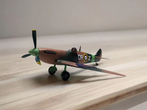 AVIN SPITFIRE - EDDIE IRON MAIDEN - ACES HIGH 3D Print Model