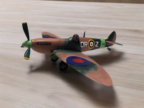 AVIN SPITFIRE - EDDIE IRON MAIDEN - ACES HIGH Model Cetak 3D