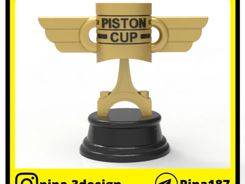 PISTON CUP 3D Print Model