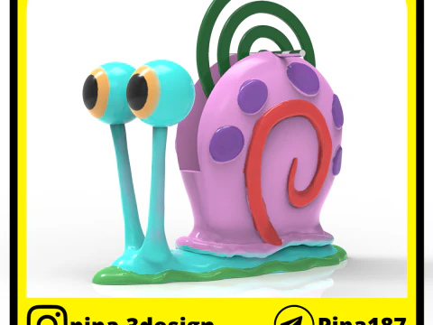 GARY SPIRAL HOLDER 3D Print Model