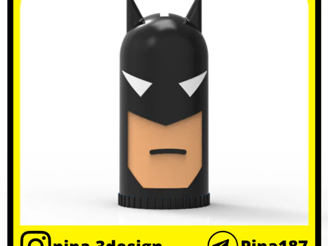 PIGGY BANK HARI ANAK BATMAN 3 Model Cetak 3D