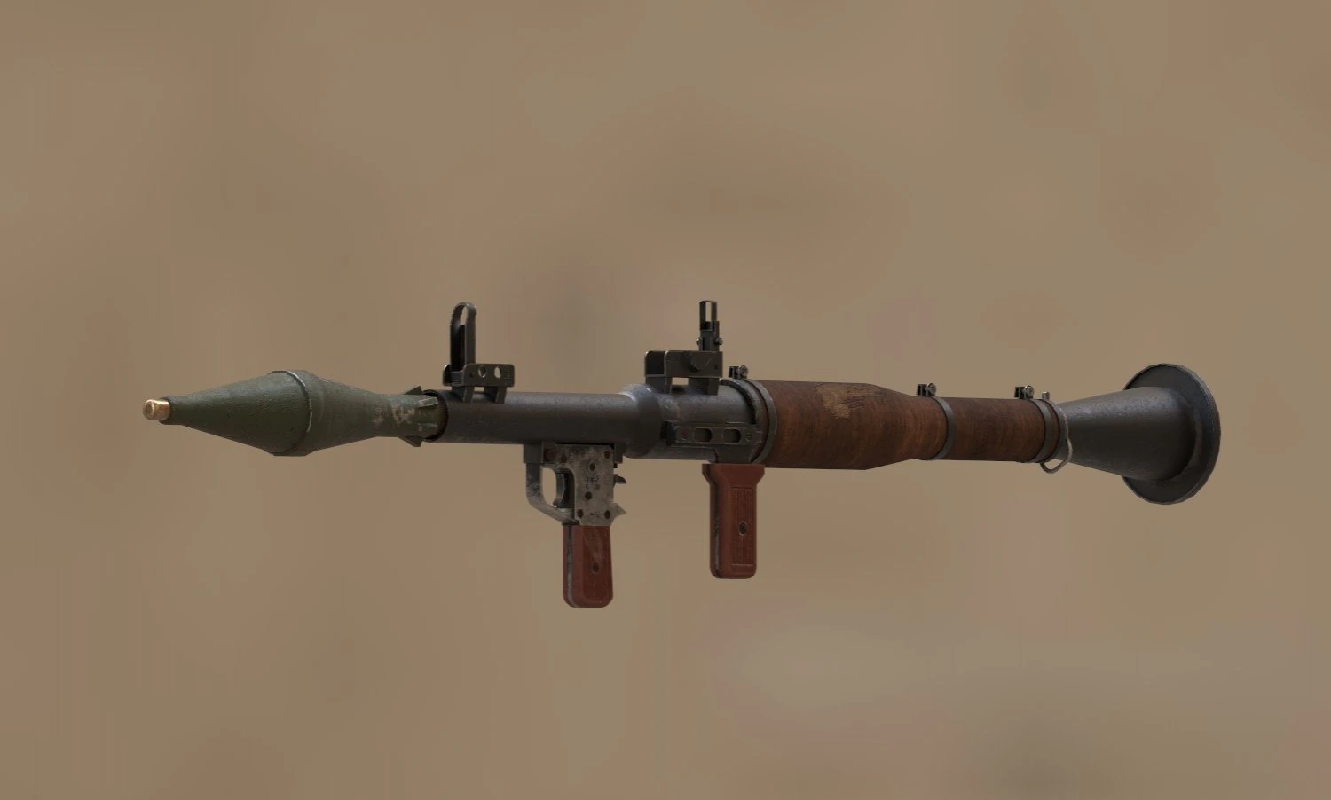 RPG-7 3D Model .c4d .max .obj .3ds .fbx .stl .blend 