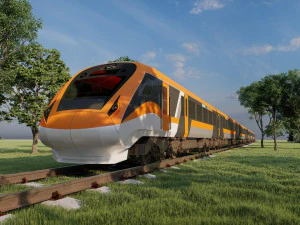 Vande Bharat espresso Modello 3D