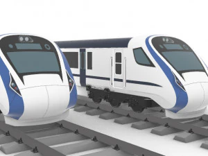 Vande Bharat Express 3D Model