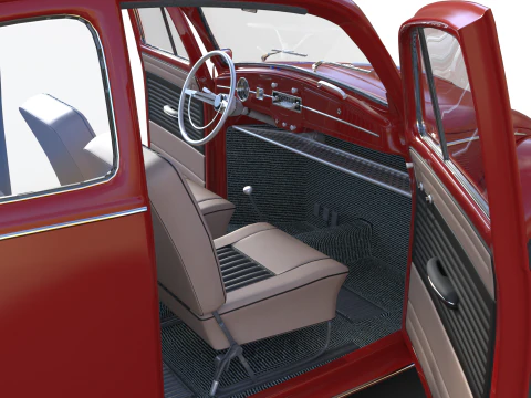 CLASSIC VW BEETLE Vocho Race Car 11 - модель автомобіля з високою деталізацією PBR 3D Модель