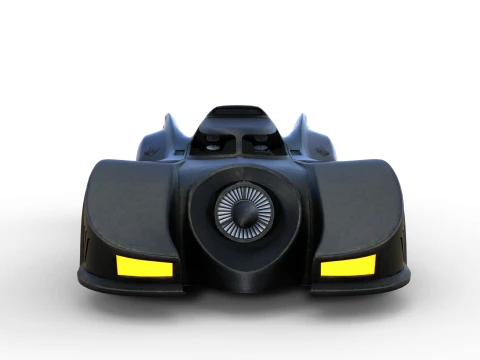 BATMOBILE 1989 Tim Burton - Iconic Jet-Powered Vehicle - Cinematic PBR Asset 3D Model