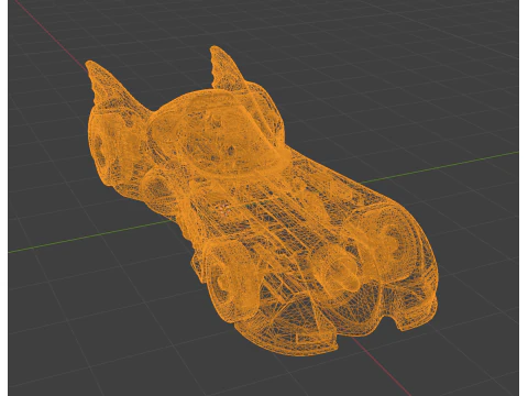 BATMOBILE 1989 Tim Burton - Iconic Jet-Powered Vehicle - Cinematic PBR Asset 3D Model