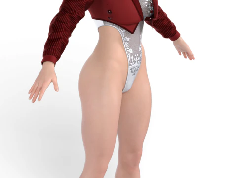 BULMA Dragon Ball - Bunny Tuxedo High-Fashion Anime Style 3D Model