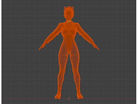 BULMA Dragon Ball - Bunny Tuxedo High-Fashion Anime Style 3D Model