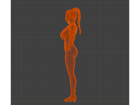 BULMA Dragon Ball - Bunny Tuxedo High-Fashion Anime Style 3D Model