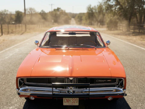 DE ALGEMENE LEE - 1969 Dodge Charger R-T - Iconische TV Muscle Car 3D Model