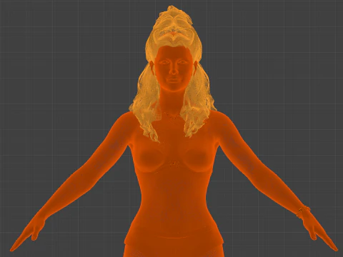ANNA HENRIETTA The Witcher 3 Duchess of Toussaint 3D Model