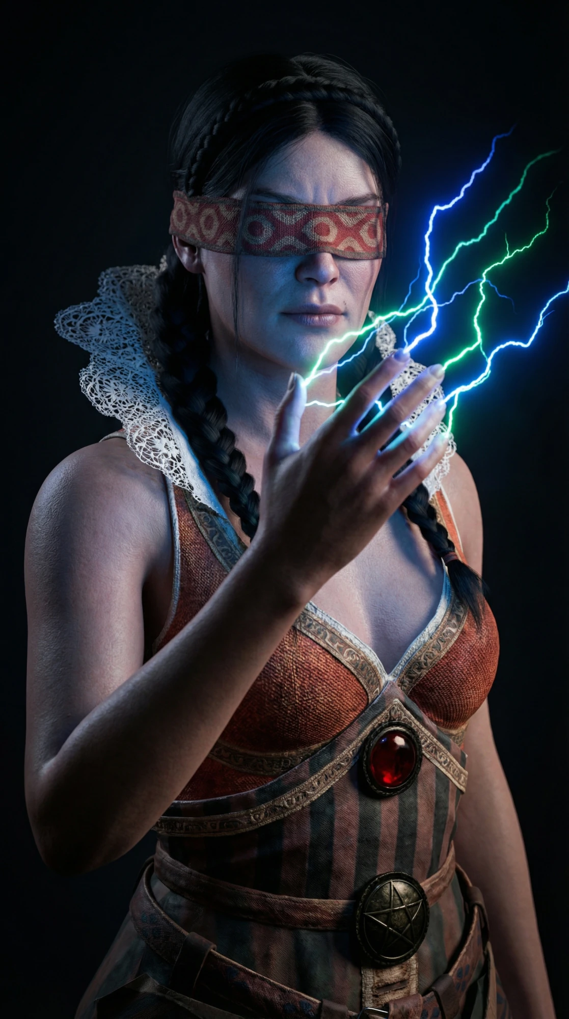 PHILIPPA EILHART - Blind Seeress Outfit - The Witcher 3D Model .c4d .max .obj .3ds .fbx .stl .blend 