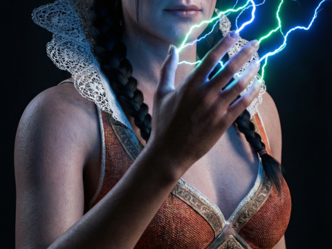 PHILIPPA EILHART - Blind Seeress Outfit - The Witcher 3D Model