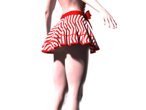 TRISS MERIGOLD Summer Dress Variant 3D Model