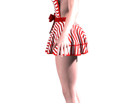 TRISS MERIGOLD Summer Dress Variant 3D Model