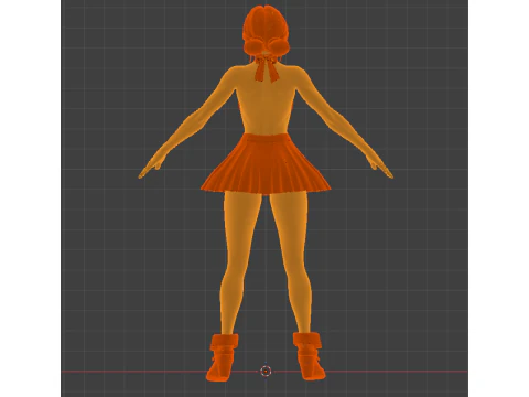 TRISS MERIGOLD Summer Dress Variant 3D Model