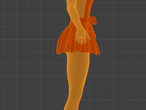 TRISS MERIGOLD Summer Dress Variant 3D Model