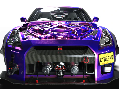 CYBERPUNK GT-R R35 3D Model