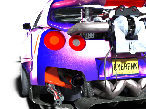 CYBERPUNK GT-R R35 3D Model
