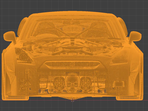 CYBERPUNK GT-R R35 3D Model