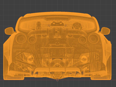 CYBERPUNK GT-R R35 3D Model