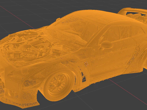 CYBERPUNK GT-R R35 3D Model
