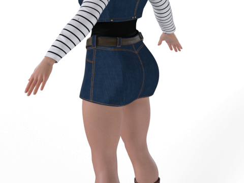 ANDROID 18 Dragon Ball Z 3D Model